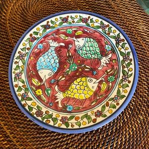 COPY - PREP FOR FEAST OF THE SEVEN FISHES ADORABLE ITALIAN FISH DECORE PLATE